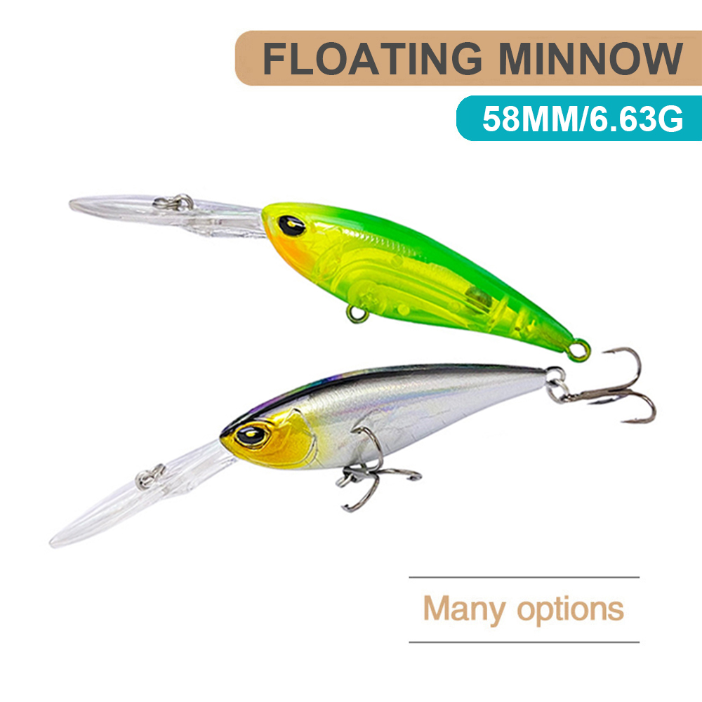 Fishing Lure Jerkbait - 5,8 cm 6,63g Angeln Lockt Schwimmende