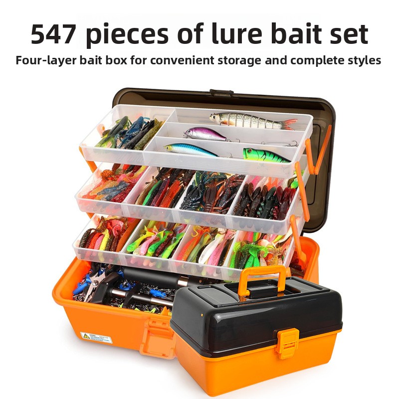 Große 4-Schicht-Aufbewahrungsb – Fishing Lure Accessories Bewertung und Preis