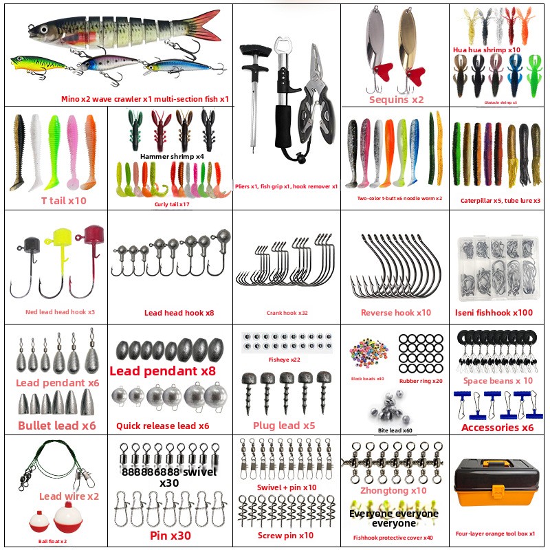 Große 4-Schicht-Aufbewahrungsb – Fishing Lure Accessories Bewertung und Preis