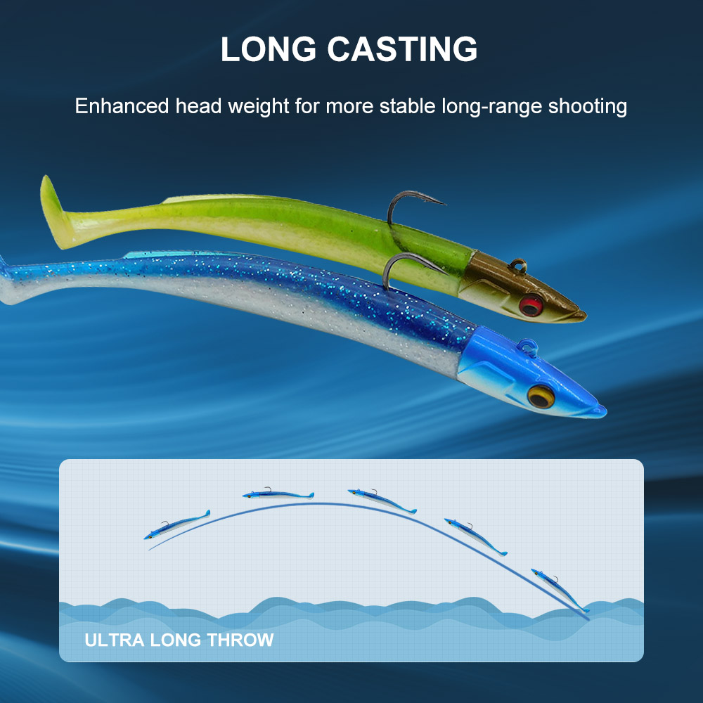 ESFISHING Weiche Angelköder Le – Fishing Lure Soft Plastic Bewertung und Preis